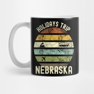 Holidays Trip To Nebraska, Family Trip To Nebraska, Road Trip to Nebraska, Family Reunion in Nebraska, Holidays in Nebraska, Vacation in Mug